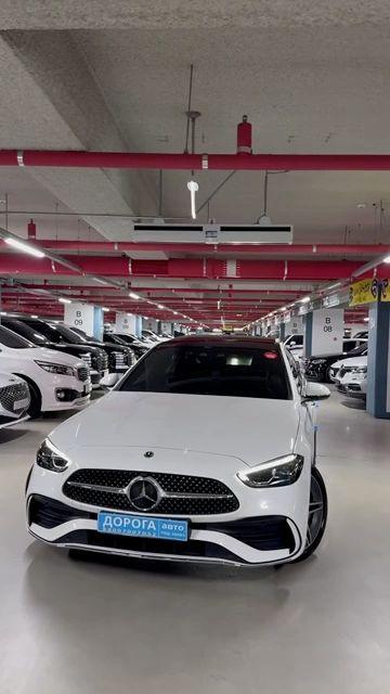 Mercedes C-класс, белый